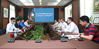 古少明主席、古樸副總裁一行赴廣東外語(yǔ)外貿(mào)大學(xué)洽談校企合作