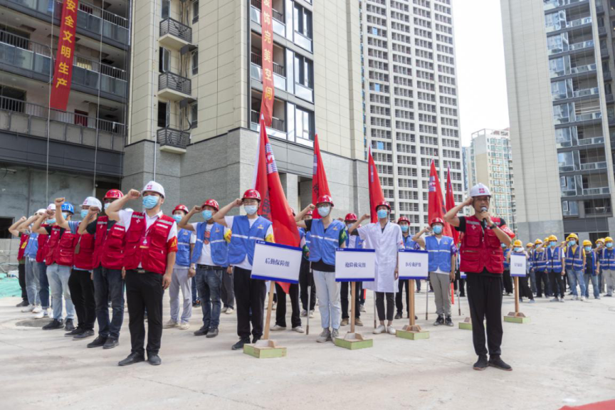 深圳萬科、寶鷹集團(tuán)舉辦批量裝修安全事故防控及應(yīng)急綜合演練